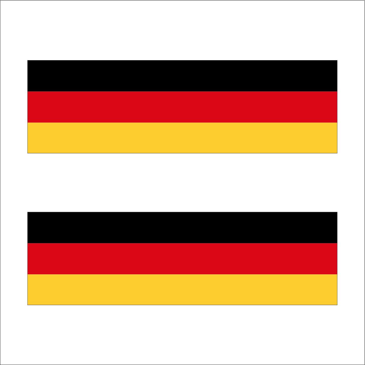 برچسب پارکابی خودرو طرح پرچم آلمان کد GE2 بسته 2 عددی | گارانتی اصالت و سلامت فیزیکی کالا