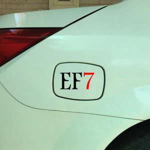برچسب بدنه خودرو طرح EF7 کد SE100