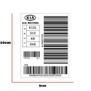 برچسب بدنه خودرو طرح  k1 بسته دو عددی مناسب برای پراید