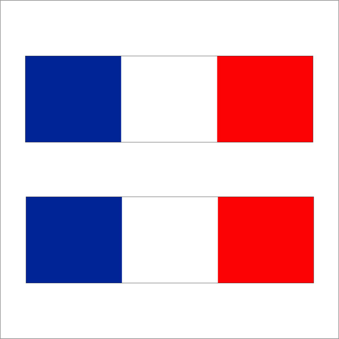 برچسب پارکابی خودرو طرح پرچم فرانسه کد FE1 بسته 2 عددی | گارانتی اصالت و سلامت فیزیکی کالا