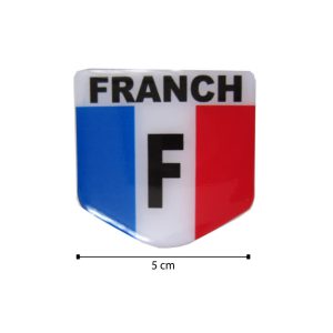 برچسب خودرو طرح فرانسه کد FRc120